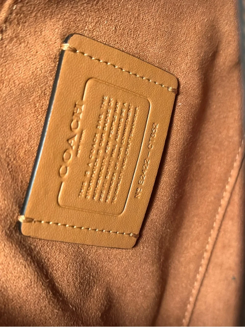 COACH - Eliza Top Handle Bag in Leather (CT852) - Picture 15 of 16